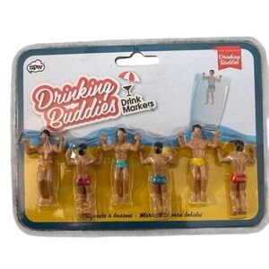 NPW Drinking Buddies Colorful Drink Markers